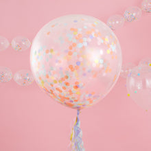 Load image into Gallery viewer, GIANT PASTEL CONFETTI BALLOON   Add a splash of colour to your next party with these fab giant confetti balloons