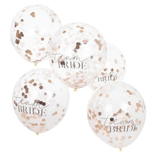 Load image into Gallery viewer, Team Bride Confetti Balloons