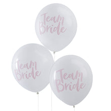 Load image into Gallery viewer, Pink &amp; White Hen Party Balloons - Team Bride
