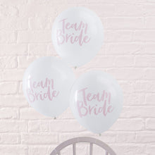 Load image into Gallery viewer, Pink & White Hen Party Balloons - Team Bride