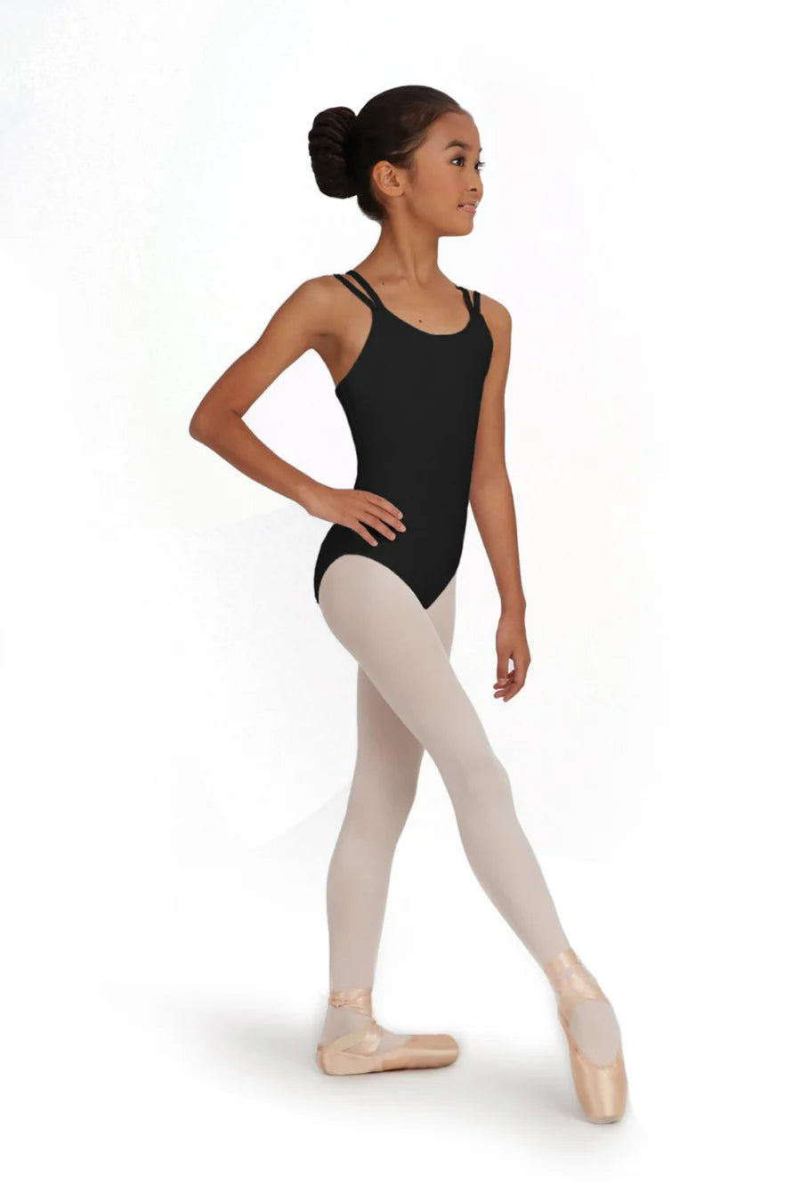 Capezio Double Strap Children's black leotard