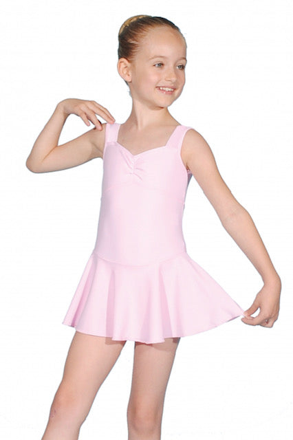 Pink BBOdance Sleevless Skirted Leotard