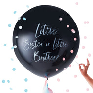 Gender Reveal Little Brother or Sister Balloon