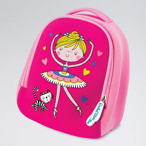 Pink Neoprene Ballerina Backpack