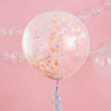 Load image into Gallery viewer, GIANT PASTEL CONFETTI BALLOON   Add a splash of colour to your next party with these fab giant confetti balloons

