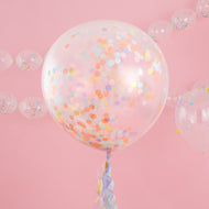 GIANT PASTEL CONFETTI BALLOON   Add a splash of colour to your next party with these fab giant confetti balloons