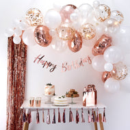 Rose Gold Balloon Arch Kit