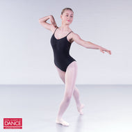 RAD Approved Grace Princess Line Camisole Pleat Front Leotard Black