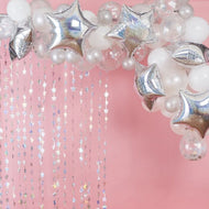 Balloon Arch Kit (Iridescent & White)