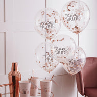 Team Bride Confetti Balloons