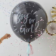 The perfect surprise pop – let everyone know the gender of your baby with this beautiful fun giant gender reveal balloon